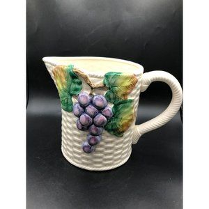 Sonoma Vineyard by FITZ & FLOYD 48 Oz  1 1/2 Qt  Pitcher